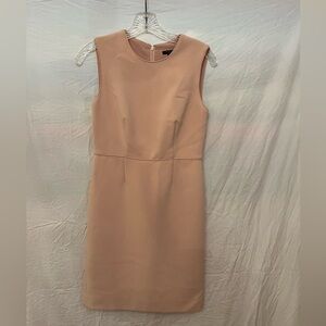 Ann Taylor Petite Light Pink Sleeveless Lined Sheath Dress